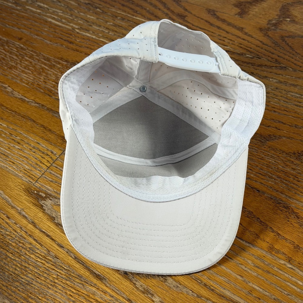 Jack Nicklaus x Stix Golf White Golden Bear Logo Performance Snapback Hat Mens - Picture 6 of 6